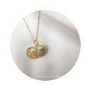 Shangjie oem kalung danity красивое золото ожерелье с ожерельем из циркона.